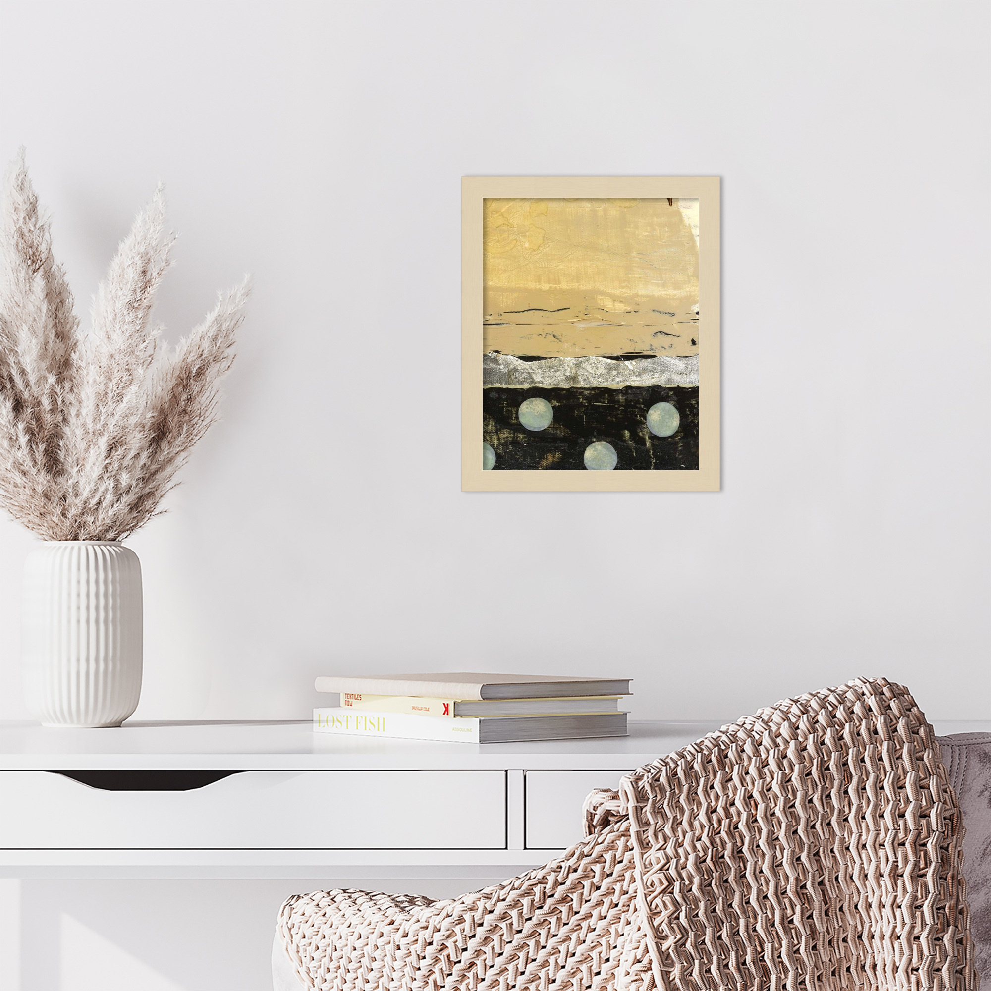 Dirty Weather II by Maurin Wood Framed Wall Art Print, Brown, 13" H x 11" W