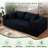 Boneless 83" Modern Corduroy Loveseat Sofa,2-Seater Cloud Couch with Memory Foam and Spring Seat With Four Pillows,Deep Seat Sofa with Wide Armrests,No Assembly Couch in a Box for Bedroom,Living Room-1007610314