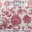  800TC 100% Egyptian Cotton Duvet Cover Set，3pcs 3pcs Luxury Vintage RED Floral Moire Shabby Chic Bedding Set, Aesthetic Botanical Pattern for Bedroom Guest Room Student Dorm All Seasons-129787689