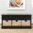 Clevedon Wood Storage Bench-14344250