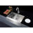 Elysian 35.88 " L Single Bowl Stainless Steel Kitchen Sink