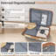 Ensembles de valises 4 pièces (14/20/24/28) Valise extensible légère et durable en PP-132056097