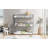 Metal Twin Size Triple Bunk Bed-965352277