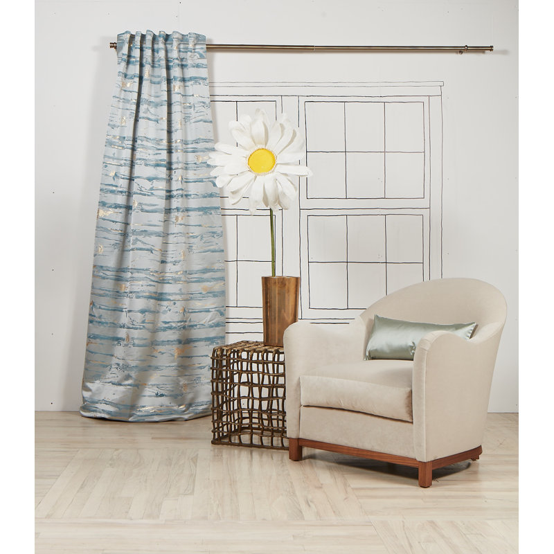 Serenity Room Darkening Curtain Single Panel, 50" W x 84" L