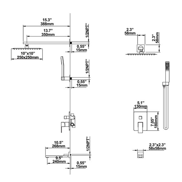 Dimensions du produit