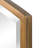 Vanity arch metal wall mirror