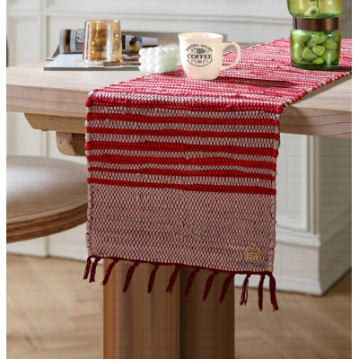 Accie Striped 100% Cotton Table Runner