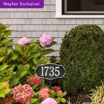 Hampshire 1-Line Lawn Address Sign