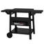 Table de barbecue à 2 niveaux avec panier frontal et tablettes latérales Royal Gourmet, noir