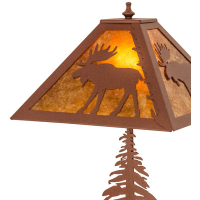 Rustic Lodge Table Lamp