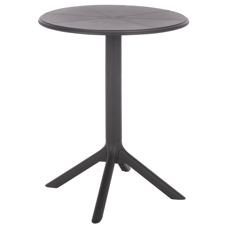 Azalaya Round Bistro Table, Black