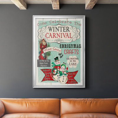 Bright Christmas Carnival - seul cadre imprimé