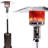 Portable Wheels Outdoor Heater For Patio, 47000 88 Inch Standing, Stainless Steel Burner Restaurant, Garden, Yard, Party - Propane With Wheels, 88-Inch Standing Gas, Party, Restaurant Hammered -787980342