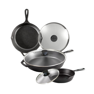 Lodge Cast Iron 6 Piece Skillet Set