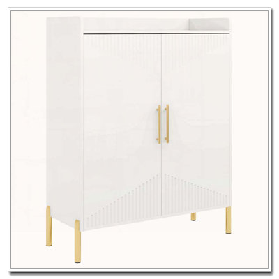 Armoire-bar 31,50 "avec 2 portes et tablettes Farmhouse