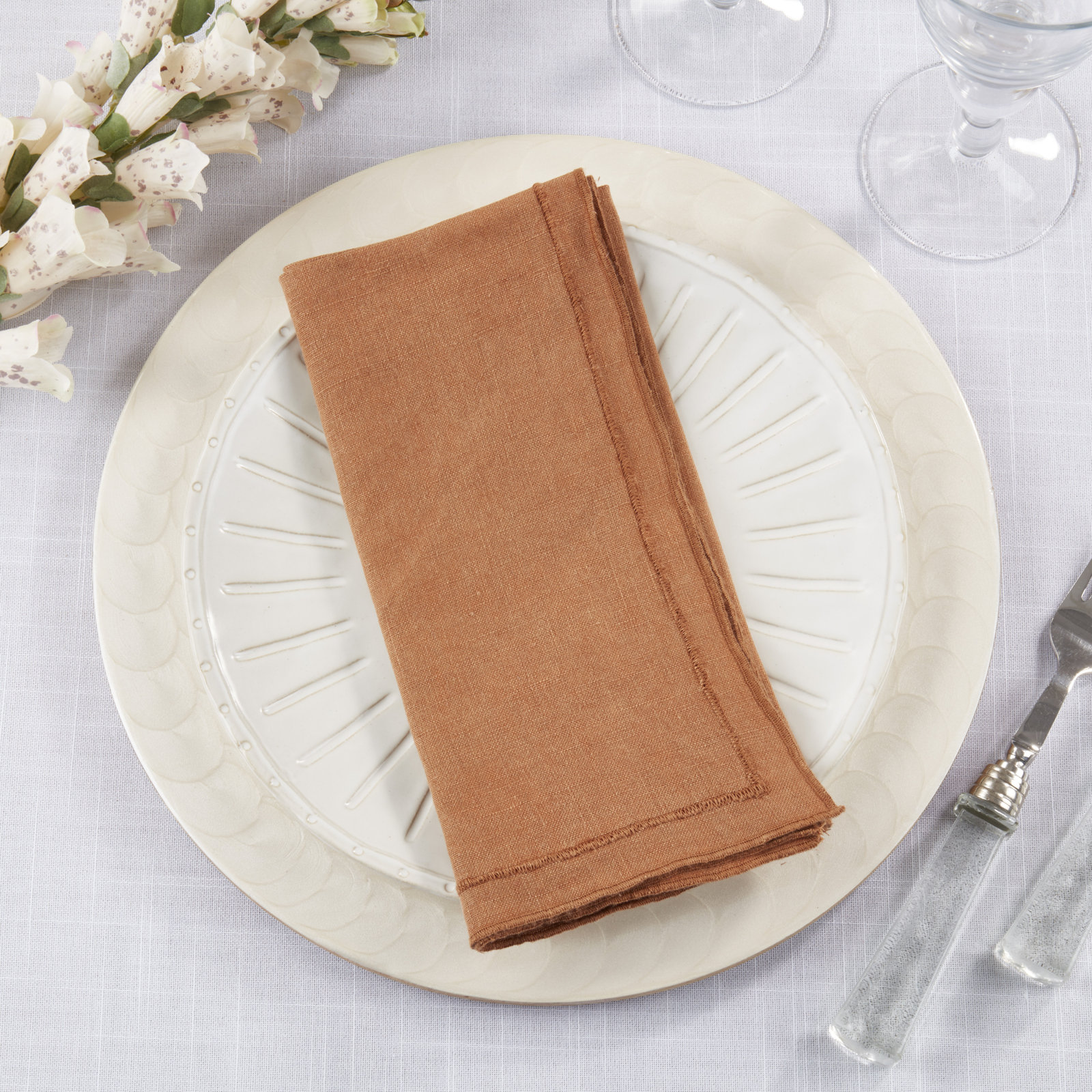 Aneta Linen Napkin, Orange