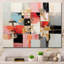«Fashion Geometric Glam Collage», reproduction d'art sur toile moderne-1783738642-1783738655