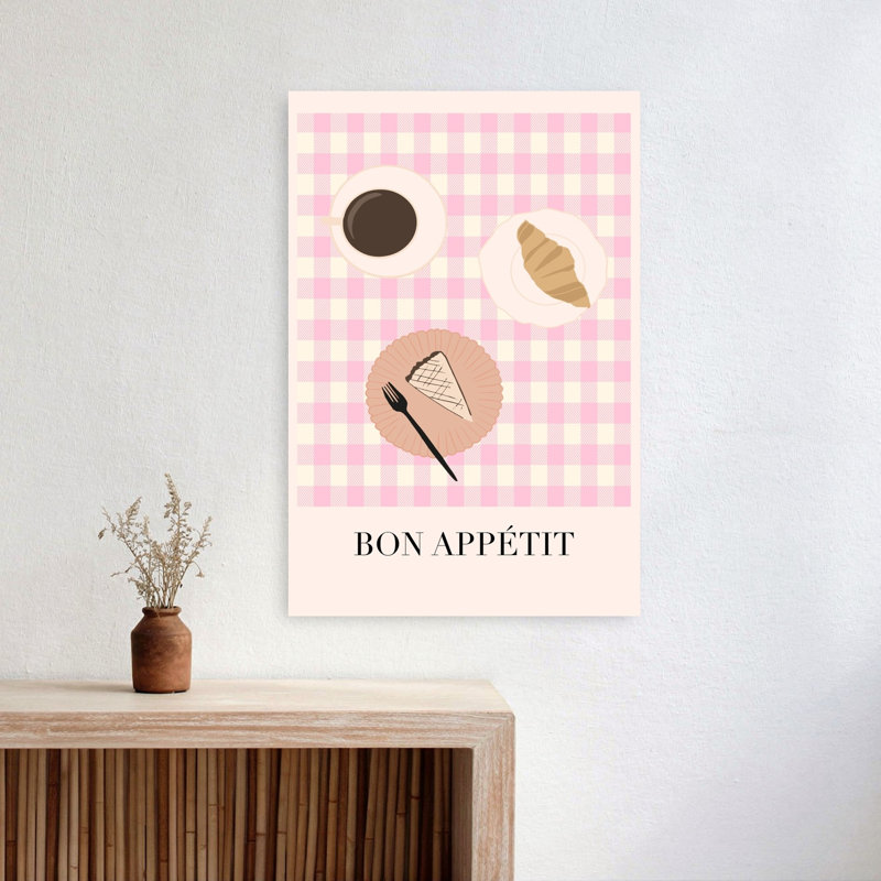 Affiche murale Bon appétit Petit-déjeuner, H 24 po x l 16 po