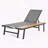 Chaise Lounge Attached Side Table Adjustable Seating Positions