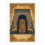 Tapis décoratif brun / beige Zack Ornate Glam lavable à la machine-1469460188