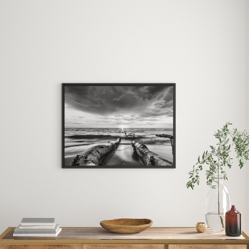 Gerahmtes Wandbild Strand