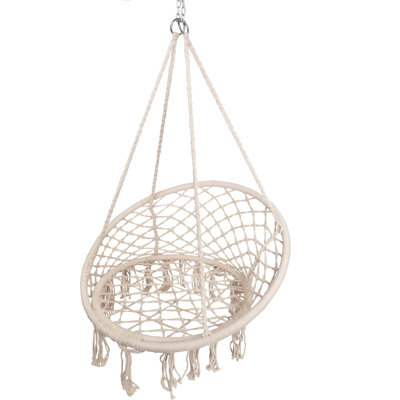 Balancelle en macramé pour l'intérieur et l'extérieur Claes
