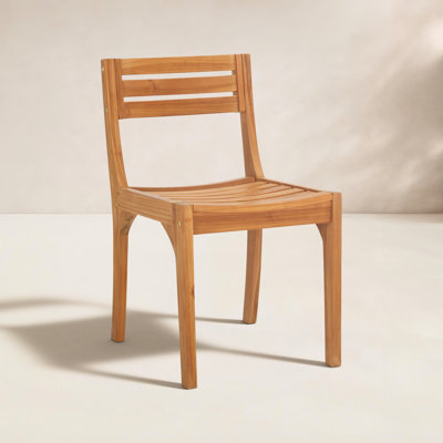 Teak Patio Side Chair