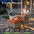 5 - Person Wicker Outdoor Conversation Set, Patio Sofa Set with Fire Pit and Cushions-1106703229-1100616519
