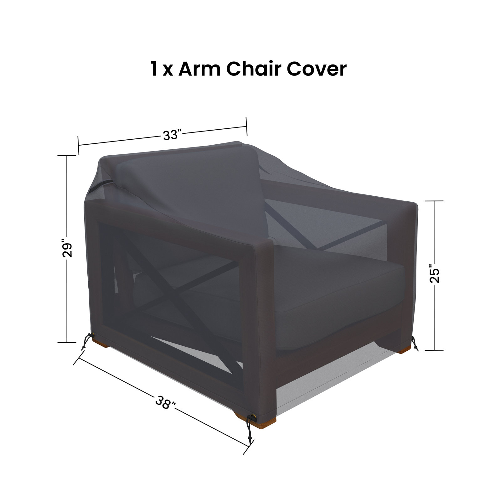 Vella Outdoor Lounge Chair Patio Cover
