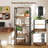 1 Pcs 5-tier Bookshelf Bookcase With Metal Frame & Dual Anti-tipping Kits Storage Rack-1703568921