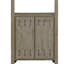 Knotty Oak Bowtie Bookcase