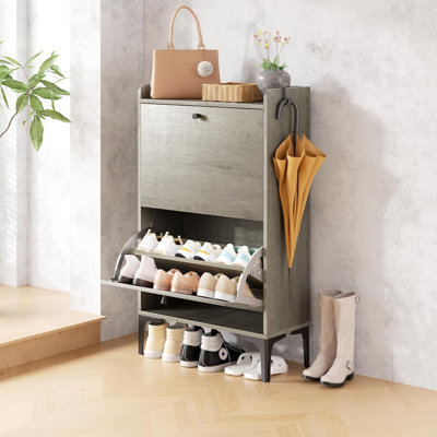12 Pair Shoe Storage Cabinet