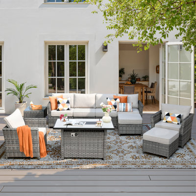 Cassville 6 - Person Outdoor Seating Group with Cushions
