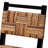 Bali & Pari Raniya Seagrass Counter Stool Set Of 2 - Solid Mango Wood Frame With Woven Seat And Backrest, Rustic Boho Style Dining Or Kitchen Island Seating, Black-1796073178