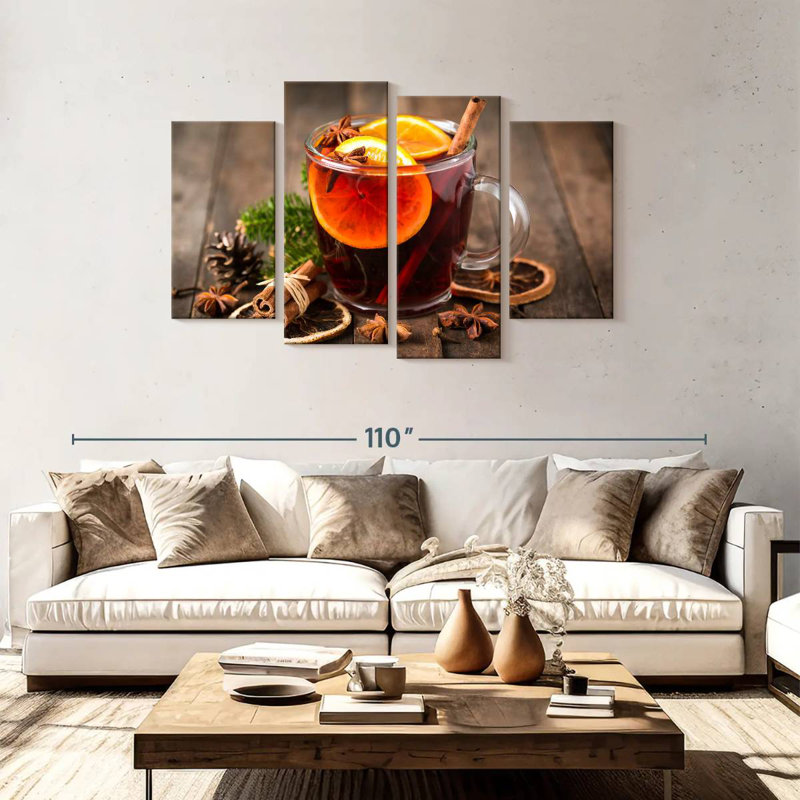 Yarlin Mulled Wine And Spices, 48" H x 75" W