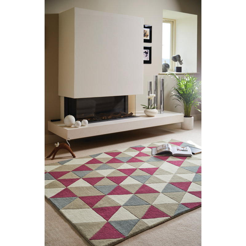 Fetzer Geometric Area Rug, Rectangle 120 x 170cm