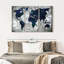 Ensemble de carte du monde sur toile 3 pièces-1671273302