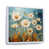 Cadre flottant blanc