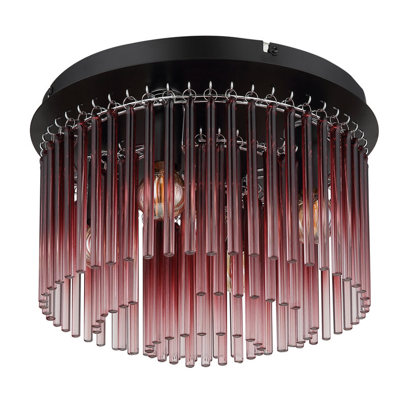 Dayanah Flush Mount, Blackberry colors