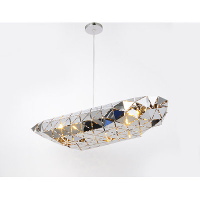 Lustre géométrique à un état/unique 4 lumières Lovica