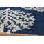 Tapis crocheté à la main bleu marine Cline-31335687