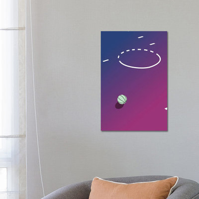 Basketball Court Pigalle by Avesix - Wrapped Canvas Print