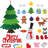 Christmas Deer People Tabletop Tree
