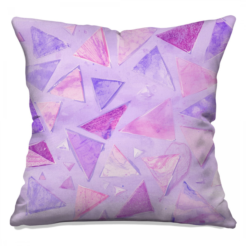 Coussins décoratifs triangulaires à formes abstraites, 20 po x 20 po