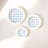 Blue Memory Board Wall Decor 3 - Piece , Oval Shape, Solid Wood Frame, For Living Room Arrangement Styling Of 3, Framed, Modern Design-666657587-666657597