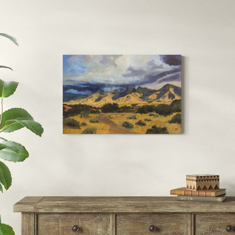 Desert Mountain Light, H 20 po x l 30 po x P 1,25 po