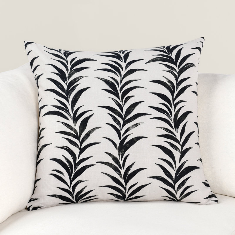 Alula Pillow Cover & Insert, Burgundy, Square 22"