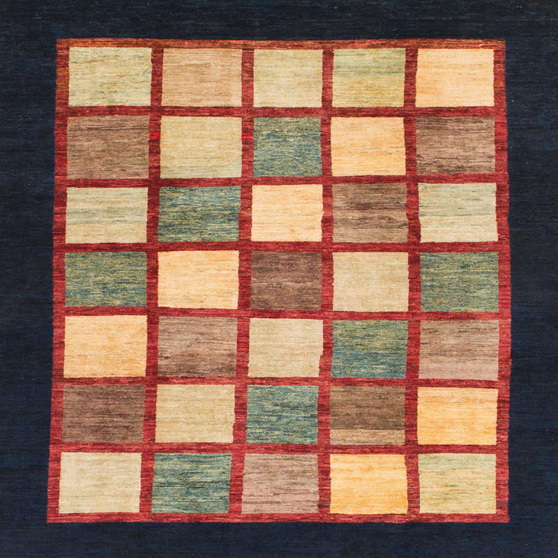 Tapis abstrait moderne 819, Carré 5 pi