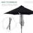 130cm Lighted Market Parasol-96006323