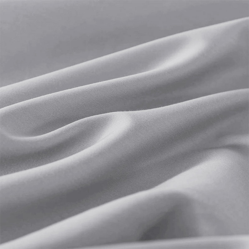 Aspire Homeware Ultra Soft 40cm Deep Fitted Sheet for Extra Deep Mattress and Cozy Sleep, Silver, Single (3')